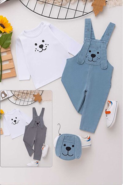 Baby Buu Unisex Bebek Günlük Salopet Takımı 2 Parça