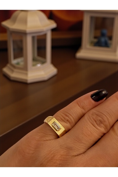 Bo Takı ve Aksesuar خاتم قابل للتعديل على شكل الإصبع الصغير