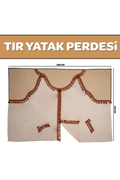 VIPTIRSHOP ستارة سرير جلدية - مخملية (عالمية الاستخدام)