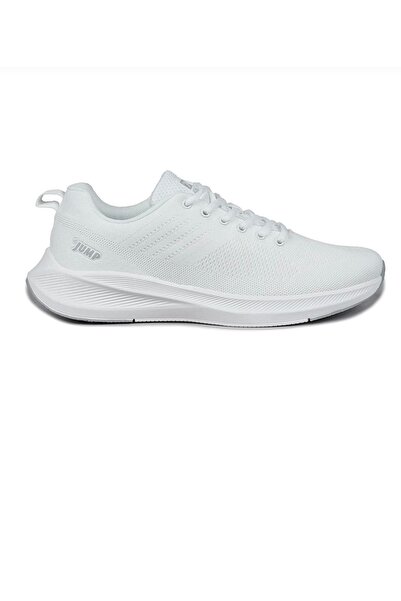 Jump 29537 Men's White Detail Orthopedic Memory System Sneaker Sports Shoes