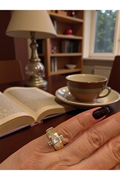 Bo Takı ve Aksesuar خاتم قابل للتعديل على شكل الإصبع الصغير