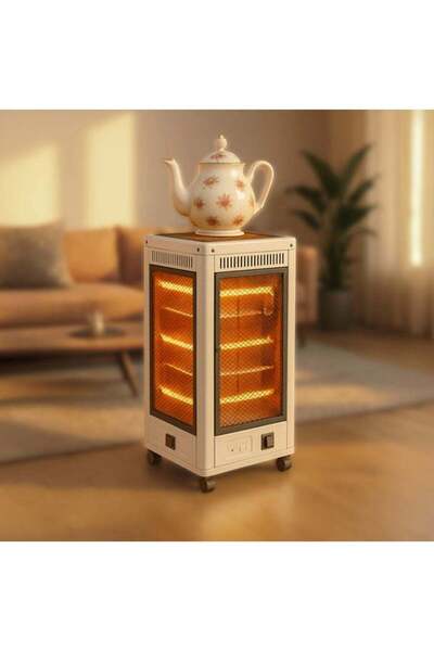 ATC Room Heater 2 in 1 Function with Safety Auto Off 2000W White/Black