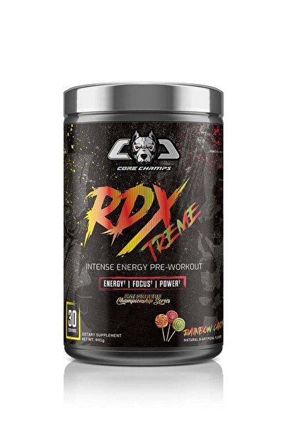 Core Champs RDX XTREME - The Ultimate Pre-Workout 30 Servings Rainbow Candy