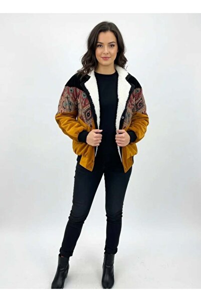 CANMODA (7618) Small / Medium Size Compatible Oversized Vintage Pattern Jacket