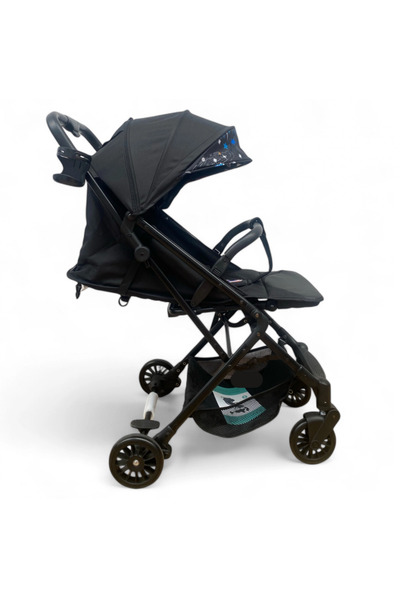 L-Sun Sports stroller, 309 Black planets, with suspensions, foldable and trolley, 6-36 months