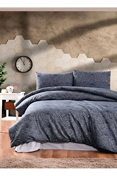 Kristal By Taç Terry Cotton Double Duvet Cover Set Karan