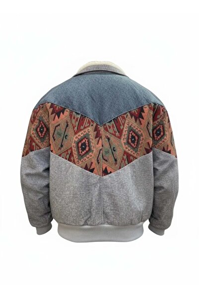 CANMODA (7587) Large / Xlarge Size Compatible Vintage Patterned Special Jacket