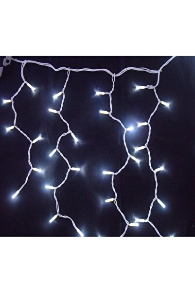 Craciun Instalatie perdea alb rece. Exterior calitatea buna 70 led 3m