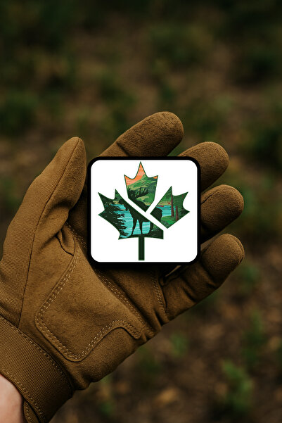 AHWALL شارة / شعار / شعار ملكي لمنطقة غزال كندا (Kanada Geyik Manzarası)