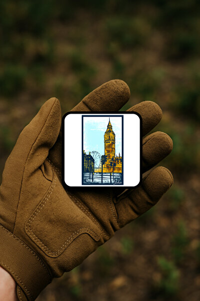 AHWALL شارة / شعار / شعار مدينة لندن ذات الطابع الخاص مع رسم للبيج بن