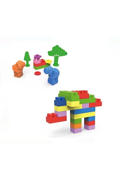 Bildo Multicolored building block set, 100 pieces, unisex, +3 years, 38x12x30cm