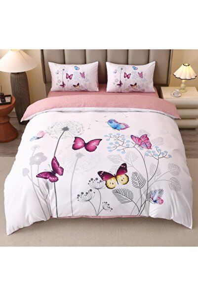 CumparaMisim Set de lenjerie de pat dublu, Finet, imprimare digitală 5D, iden...