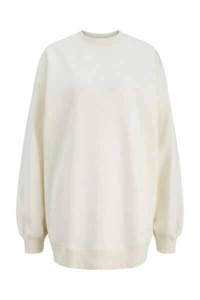 JJXX Γυναικείο μπλουζάκι Jxsandra Loose Ls Long Crew Sweat Cphfw 12287883-Egret