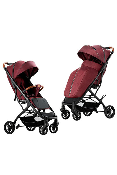 Krista Sports stroller S1 Red, with leg cover, quick fold trolley, 6-36 months