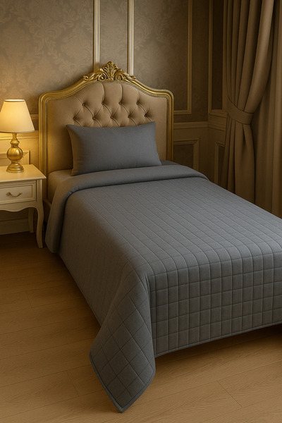 Madame Home Nano Fiber Quilt and Pillow Set – Anti-Allergenic, Soft and Comfortable for All Seasons