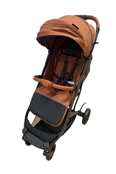 Krista Sports stroller S1 Brown, with leg cover, quick fold trolley, 6-36 months