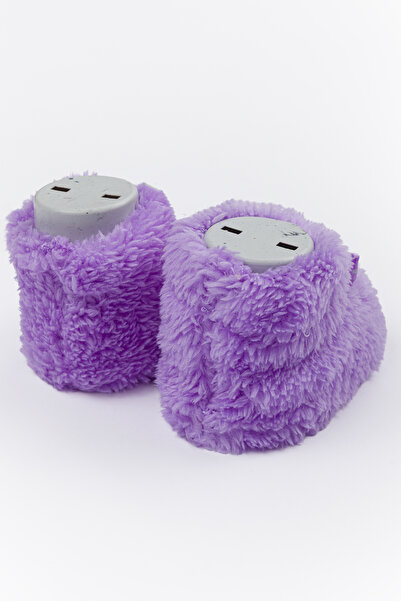 Lui Baby Baby Booties Plush 0/6 Months with Bow