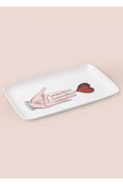 The Mia Luv Rectangular Serving Tray 33X21 cm