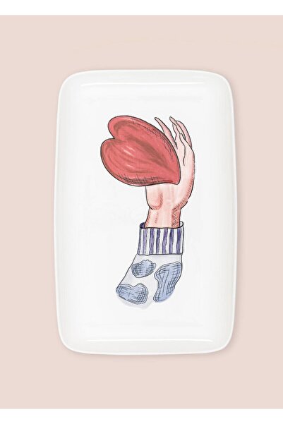 The Mia Luv Rectangular Serving Tray 33X21 cm