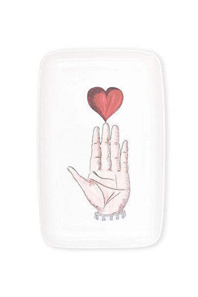 The Mia Luv Rectangular Serving Tray 33X21 cm