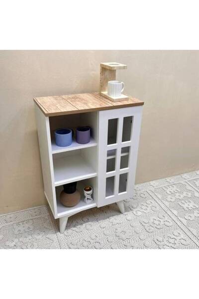 LAMST White Wood Nightstand