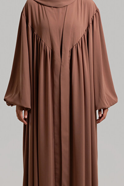 Lemaye Robalı Abaya Set - Yavruağzı