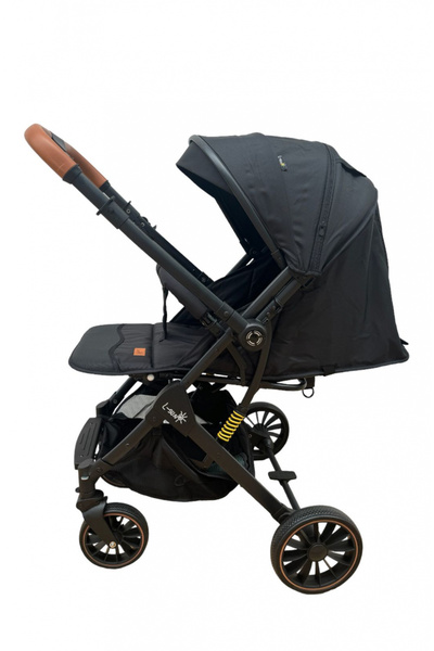 L-Sun Sport stroller, reversible, frame suspension, foldable and trolley, 6-36 months C1 Black