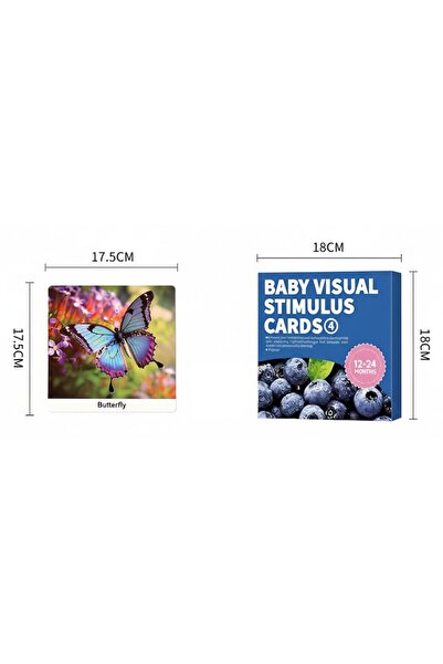 TEONA CONCEPT Montessori Visual Stimulation Cards - Set of 20 (6-24 months)