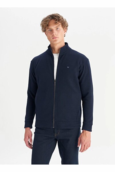 WRANGLER Чорна чоловіча кофта з високим коміром W2520533410 Чорна кофта