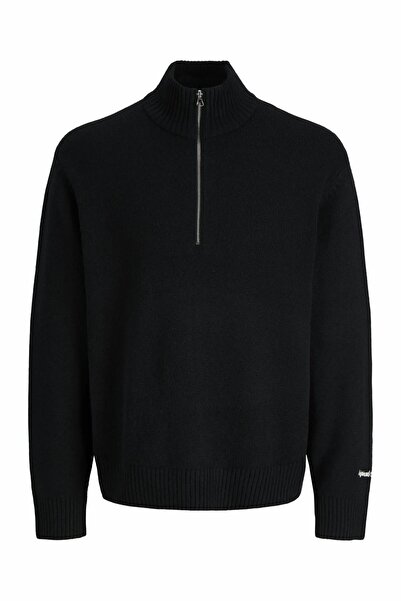 Jack & Jones Jack Jones Norrebro Zippered Collar Loose Fit Men's Sweater 12282749