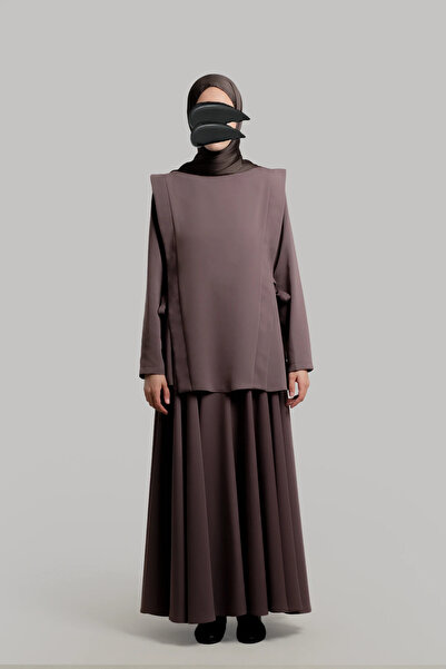 Lemaye Ferda Skirt Suit - Mink