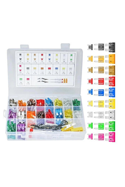 Genel Markalar 306 Parça 27 Çeşit Araç Sigorta Seti Plastik Çantada (Mini / B...