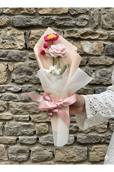 HENERA باقة رومانسية وردية / عيد الحب / هدية / عيد ميلاد / يوم المعلم / زهور