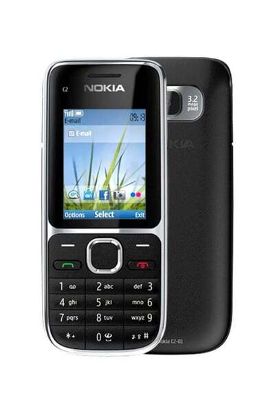 Generic NOKIA C2-01 Single Sim Black 43 MB RAM 128 MB 3G GSM