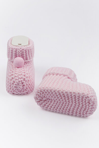 Lui Baby Baby Booties Knitwear 0/6 Months with Pompom