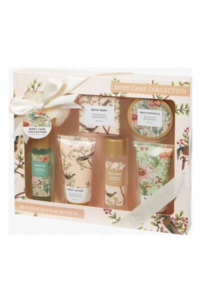 CARDSPLITTER Set spa pentru îngrijirea corpului, CARDSPLITTER, wellness magnolia, 7 piese, 24 x 28cm