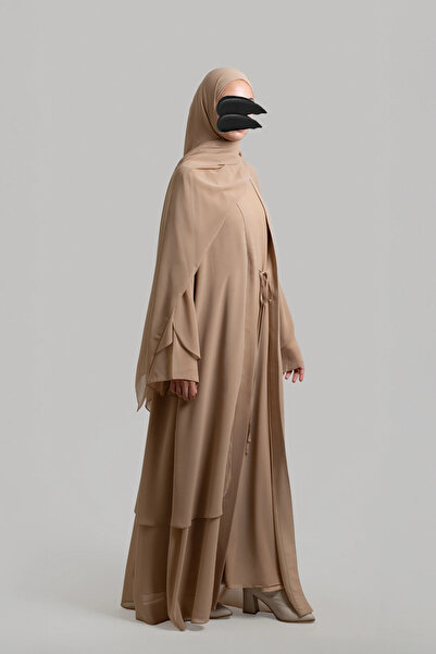 Emare Dubai Abaya Set - Stone