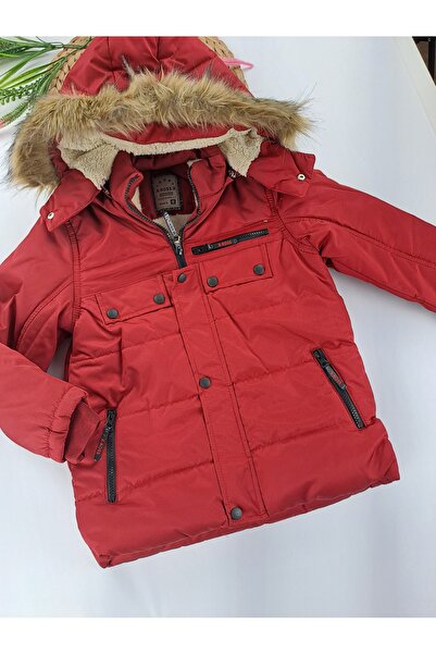 Butik Boy's Coat Jacket Hooded Premium Quality with Thick Fleece Inside