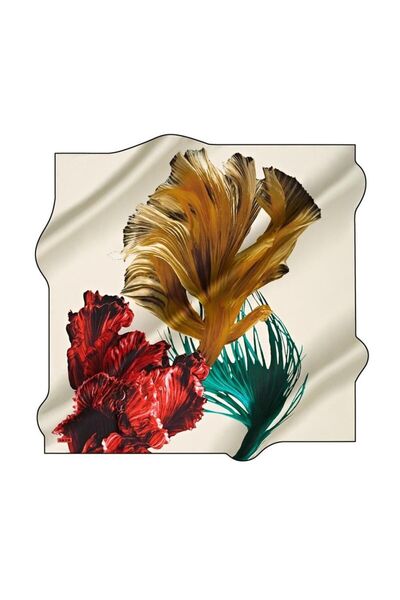 Aker وشاح حرير نوستالجي سيرا 8552-314