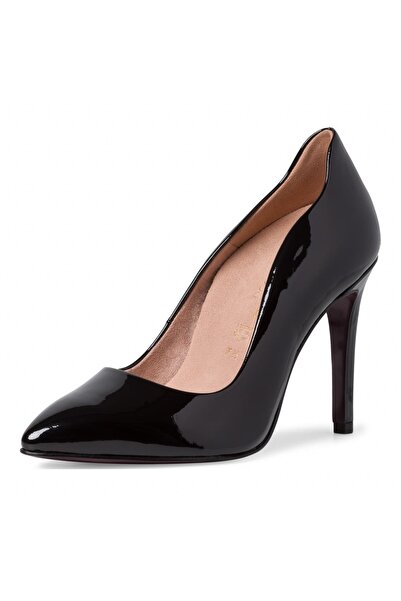 Tamaris Black patent leather stiletto shoes