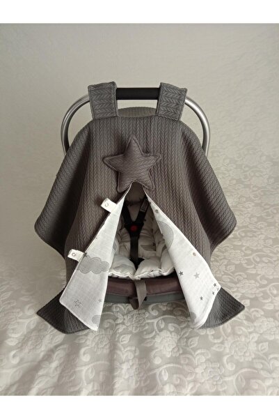 Wenaris % 100 pamuk muslin Puset örtüsü 1 parça (puset minderi dahil değildir)