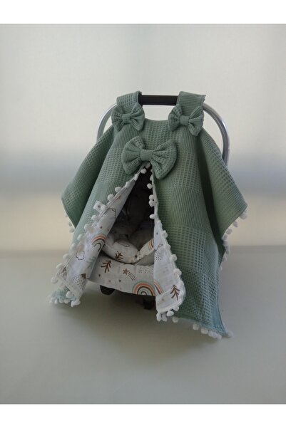 Wenaris % 100 pamuk muslin Puset örtüsü 1 parça (puset minderi dahil değildir)