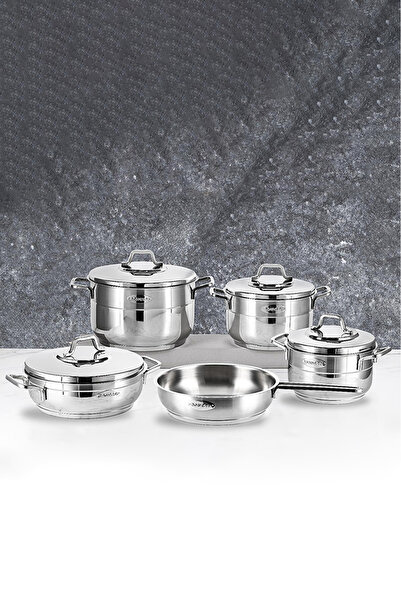 Bonera Sienna 9-Piece Steel Cookware Set