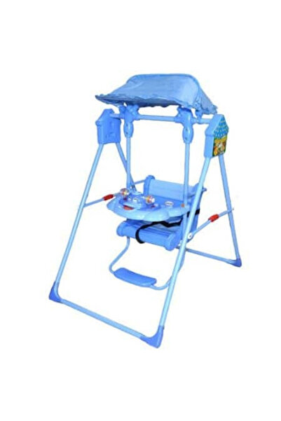 Krista Cradle With Music Panel and Cover Blue Duck Cover