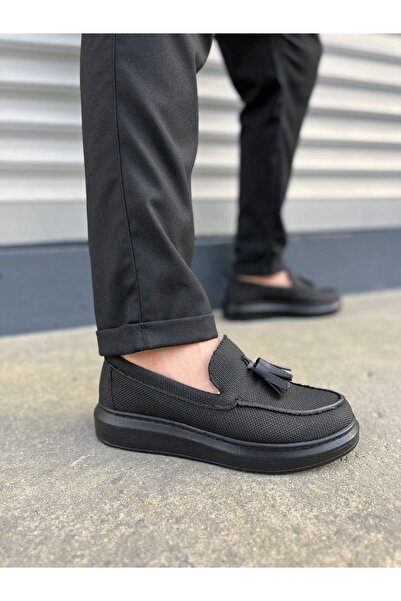 Mhoda Shoes JY154 Blaze Laceless Tassel Linen Ανδρικά καθημερινά αθλητικά κλα...