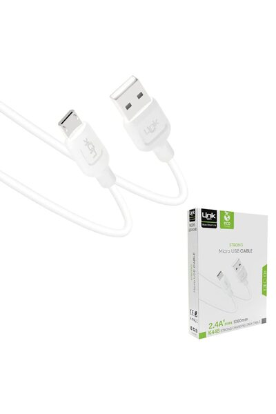 Linktceh Samsung / Xiaomi / Huawei / Casper Uyumlu Micro 2.4 Şarj Kablosu