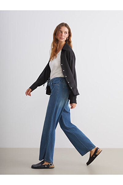 LC Waikiki RMZ GİYİM FARKIYLA بنطلون جينز نسائي فضفاض القصة