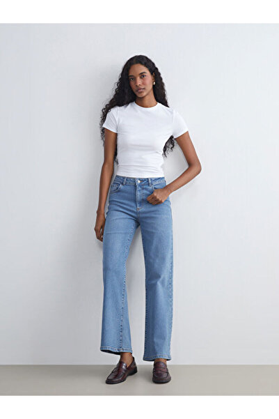 LC Waikiki بنطلون جينز نسائي من Wideleg