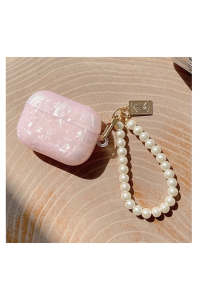 Blackmark AirPods Pro 3. Nesil Uyumlu Sevimli Pembe Mermer Desenli Darbe Önle...