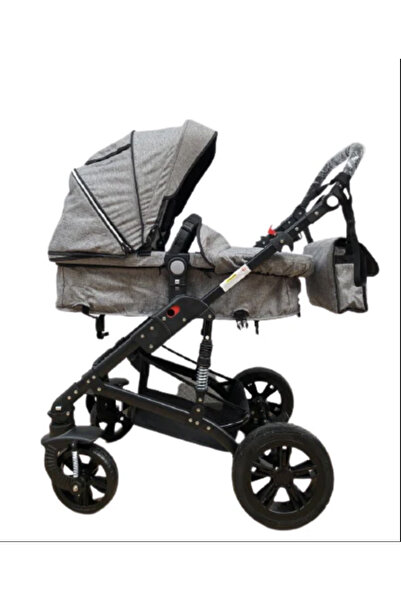 Krista 2 in 1, stroller reversible, foldable, double suspension, 6618, gray